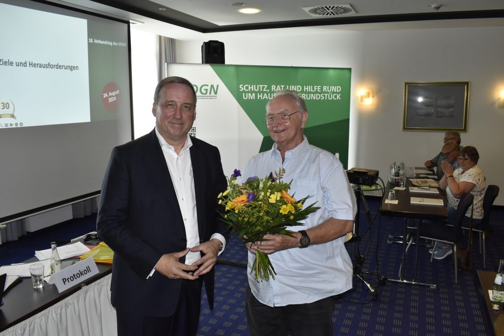 Ein besonderer Dank für das ehrenamtliche Engagement von Wolfgang Jeschke